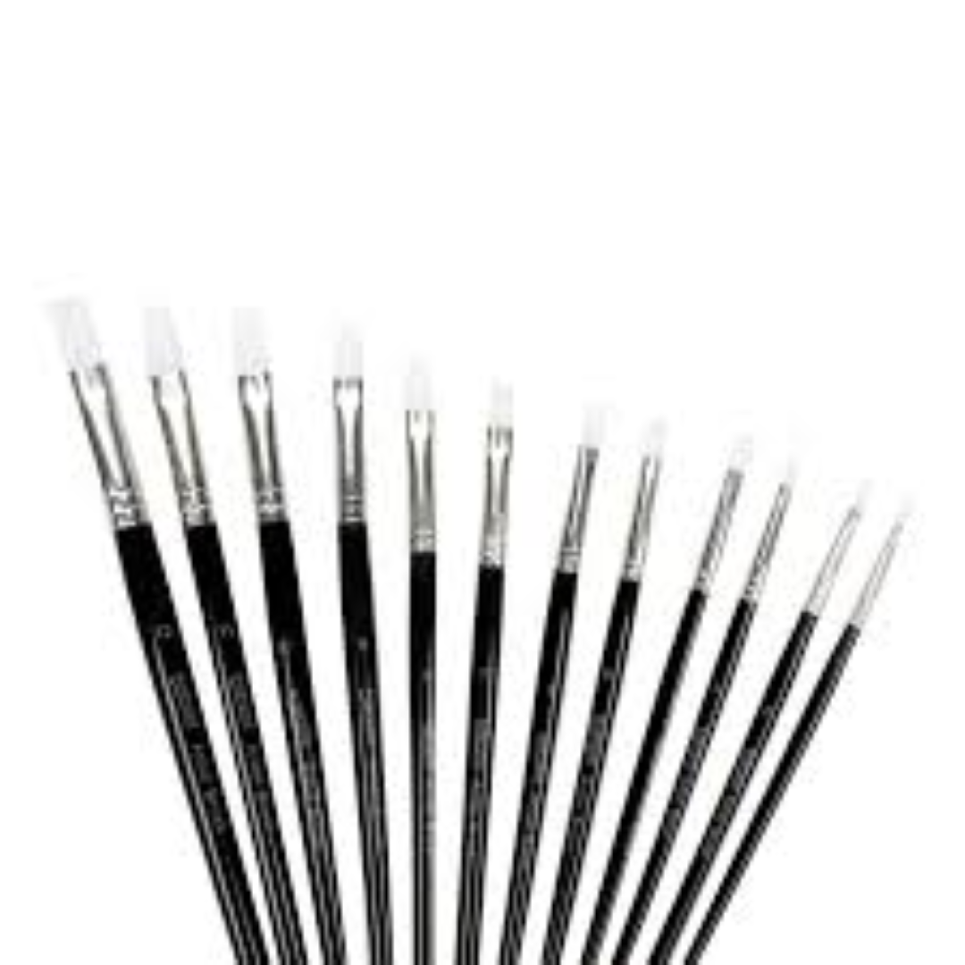 ARTIST BRUSH 12PCS SET BIG SIZE FLAP TIP